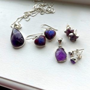 Purple Jewelry Lot